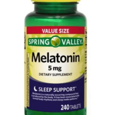 Melatonina 5mg, Sleep Support, 240  Tablets , Spring Valley EUA